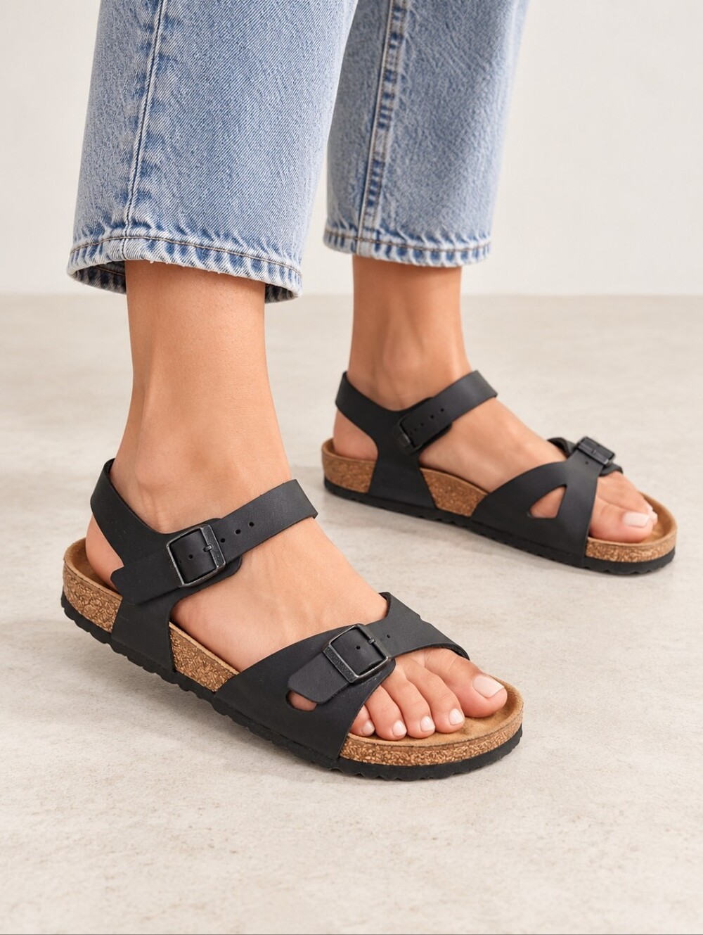 Birkenstock Kumba Black Oiled Leather Sandals EU 41 Women’s 10-10.5 Regular